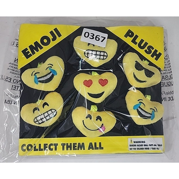 Vintage Vending Display Board Emoji Plush Toys 0367 - Picture 2 of 2